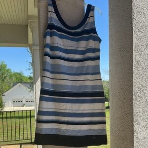 Striped Sleeveless Dress